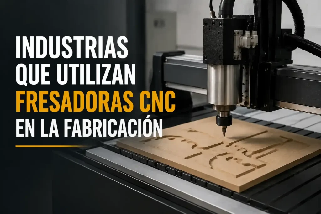 Industrias que utilizan fresadoras CNC en la fabricación
