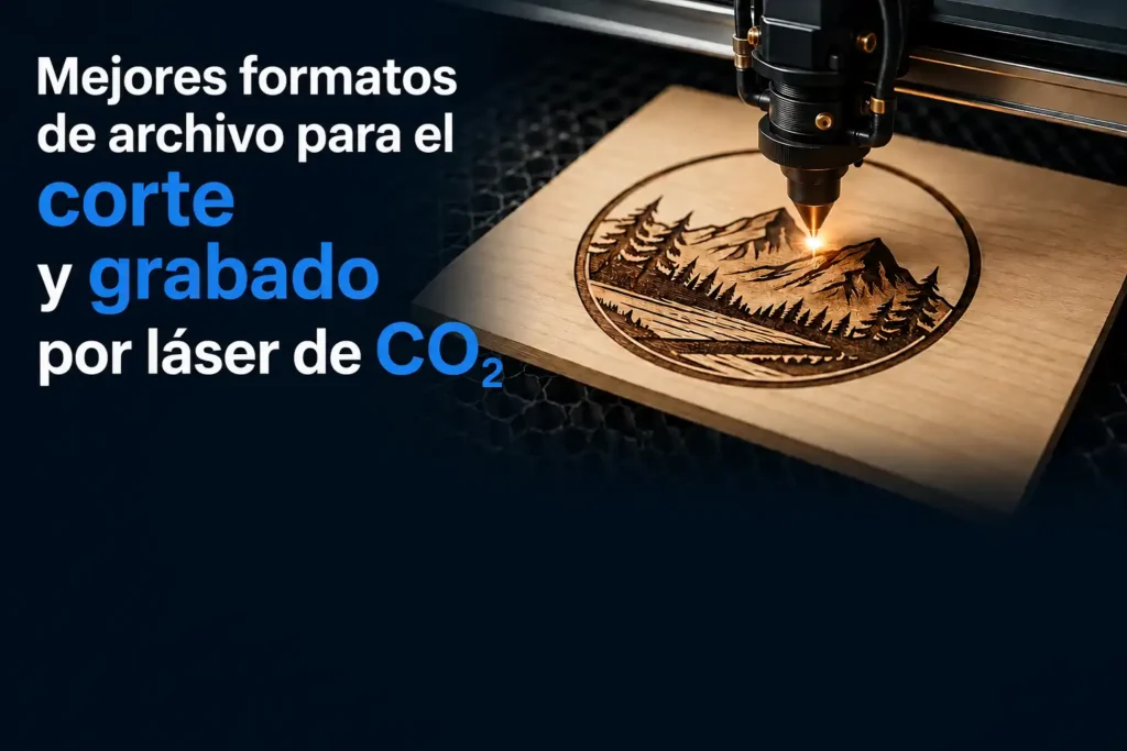 Mejores formatos de archivo para el corte y grabado por láser de CO₂