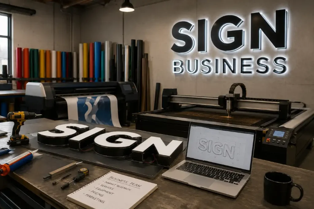 How to Start a Sign Business: A Complete Step-by-Step Guide